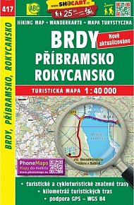 SC 417 Brdy, Příbramsko, Rokycansko 1:40 000