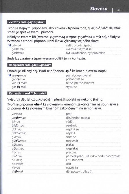 Náhled Přehled ázerbájdžánské gramatiky