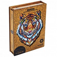 UNIDRAGON dřevěné puzzle - Tygr, velikost KS (30x38cm)