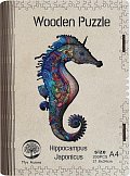Wooden puzzle Hippocampus Japonicus A4