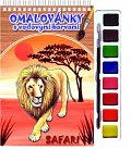 Safari - Omalovánky s vodovými barvami