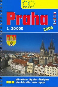 Praha knižní plán 1:20 000