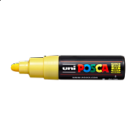 Posca popisovač PC-7M, 4,5 - 5,5 mm, žlutá (2)