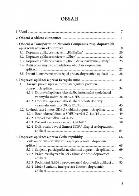 Náhled Dopravní aplikace sdílené ekonomiky a jejich veřejnoprávní regulace