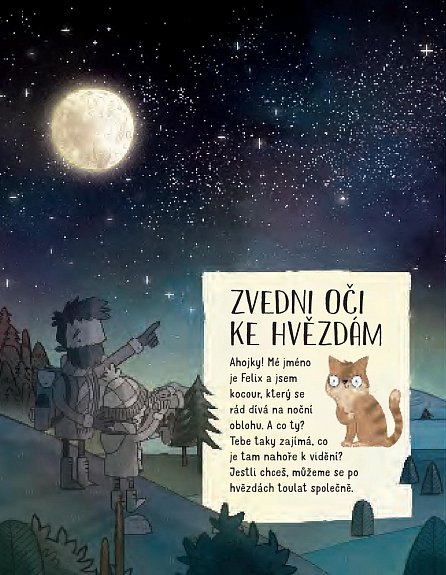 Náhled Kočičí průvodce noční oblohou - Pozoruj hvězdy s kocourem Felixem!