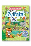 Zvířata - Kniha plná samolepek