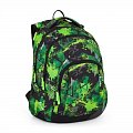 Bagmaster studentský batoh LINCOLN 25 A – zeleno-černý