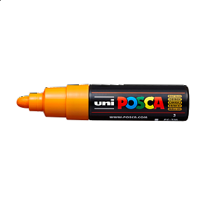 Posca popisovač PC-7M, 4,5 - 5,5 mm, jasně žlutá (3)