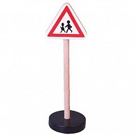 Dopravní značka dřevěná - pozor děti