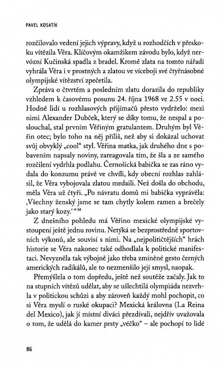 Náhled Věra Čáslavská - Život na Olympu, 2.  vydání