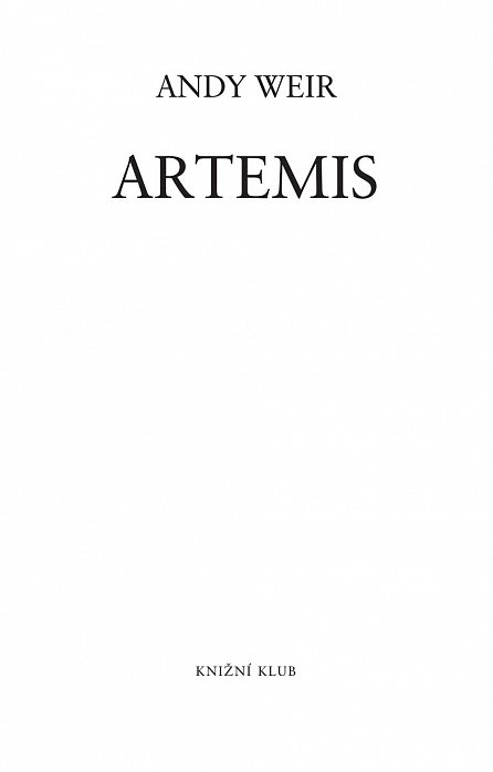 Náhled Artemis, 1.  vydání