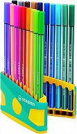 Fixy STABILO Pen 68 sada 20 ks ColorParade/Tyrkysové pouzdro
