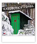 Kalendář 2026 - Kadibudky + prověřené moudrosti (jmenné kalendárium)
