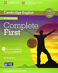 Complete First B2 Student´s Pack (Student´s Book without Answers with CD-ROM, Workbook without Answers with Audio CD) (2015 Exam Specification)
