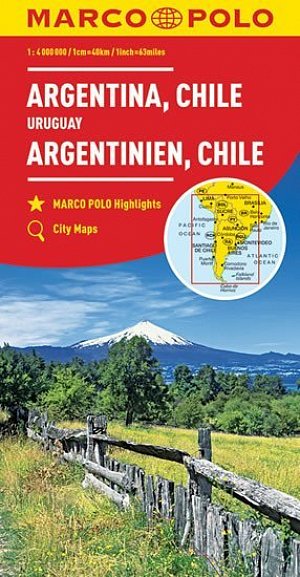 Argentina, Chile, Uruqay 1:4M