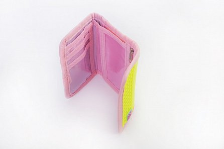 Náhled Pixie Peněženka PXA-10 neon žlutá/plameňák