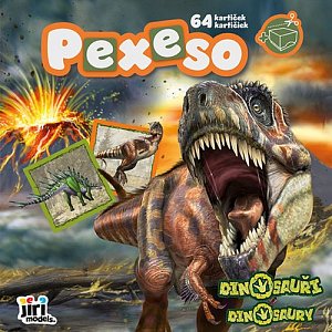 Pexeso v sešitu Dinosauři