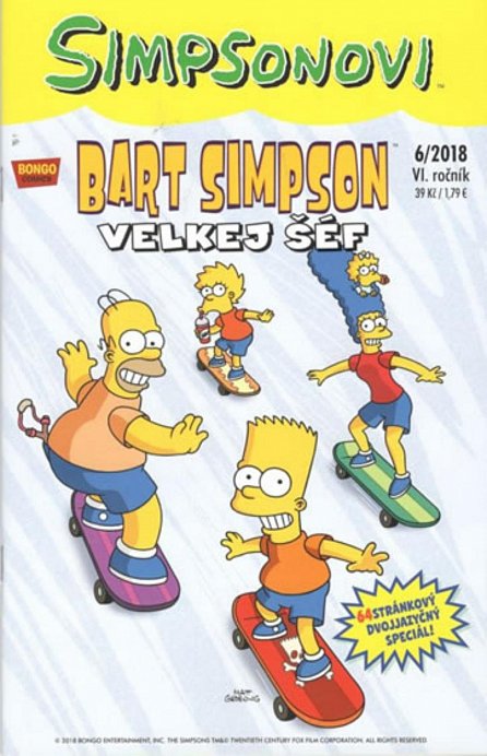 Náhled Simpsonovi - Bart Simpson 6/2018 - Velkej šéf