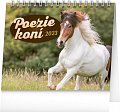 Kalendář 2023 stolní: Poezie koní, 16,5 × 13 cm