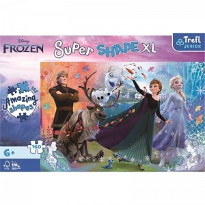 Trefl Puzzle Super Shape XL Ledové království 2, 160 dílků