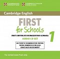 Cambridge English First for Schools 1  Audio CDs (2) for Revised Exam from 2015