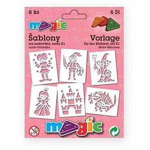 MAGIC papírové šablony na malování POHÁDKA