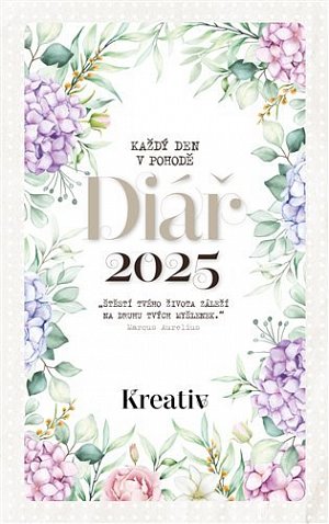 Kreativ Diář 2025 Každý den v pohodě - Hortenzie