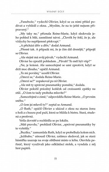 Náhled Vysoký účet, 1.  vydání