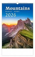 Kalendář 2026 - Mountains/Berge/Hory