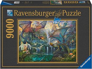 Puzzle Magický les: Draci 9000 dílků