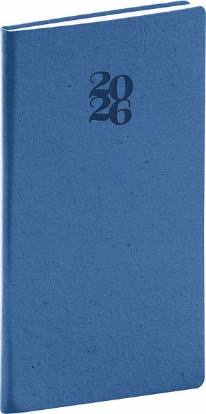Diář 2026: Essenza - švestka, kapesní, 9 x 15,5 cm