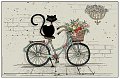 Prostírání BUG ART KIUB - Kočka na kole