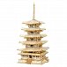 Puzzle 3D Pětipatrová pagoda/275 dílků,