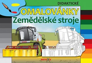 Zemědělské stroje - Didaktické omalovánky