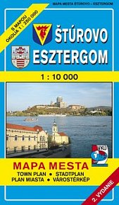 Štúrovo Esztergom 1 : 10 000 Mapa mesta