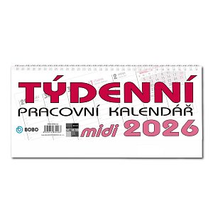 Stolní kalendář 2026 pracovní MIDI