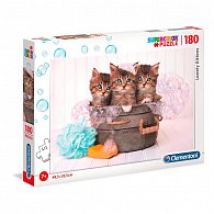 Clementoni Puzzle - Lovely kittens, 180 dílků