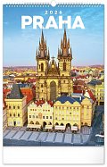 Kalendář 2026 nástěnný: Praha, 33 x 46 cm