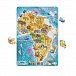 Dodo Puzzle rámové Zvířata Afriky 53 dílků