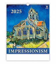 Kalendář nástěnný 2025 - Impressionism, 1.  vydání