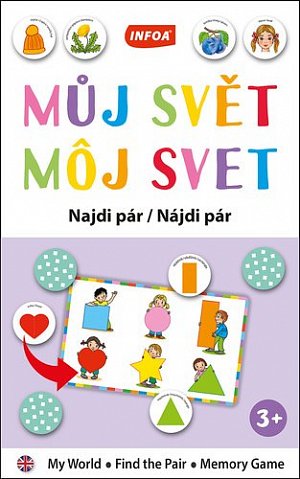 Výuková hra (krabička) Najdi pár - Můj svět / Môj svet