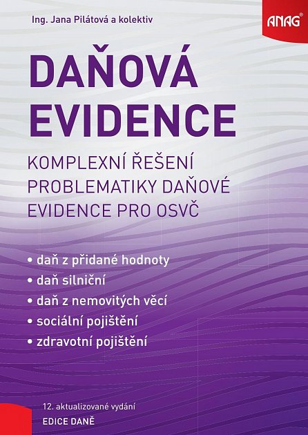 Náhled Daňová evidence - Komplexní řešení problematiky daňové evidence pro OSVČ