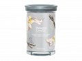YANKEE CANDLE Smoked Vanilla & Cashmere svíčka 567g / 2 knoty (Signature tumbler velký )