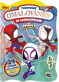 Spidey - Tvarované omalovánky se samolepkami