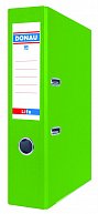 DONAU pákový pořadač LIFE, A4/75 mm, karton, neonově zelený