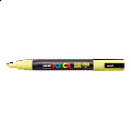 Posca akrylový popisovač PC-3M, 0,9 - 1,3 mm, pastelově žlutá (tenký kulatý hrot)