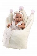 Llorens 73814 NEW BORN HOLČIČKA - realistická panenka miminko s celovinylovým tělem - 40 cm