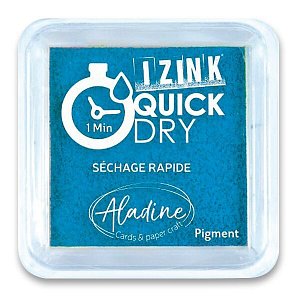 Razítkovací polštářek IZINK Quick Dry rychleschnoucí - tyrkysový