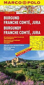 Burgund, Franche Comté, Jura / mapa 1: 300 MD