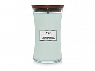 WoodWick Sagewood & Seagrass svíčka 609g